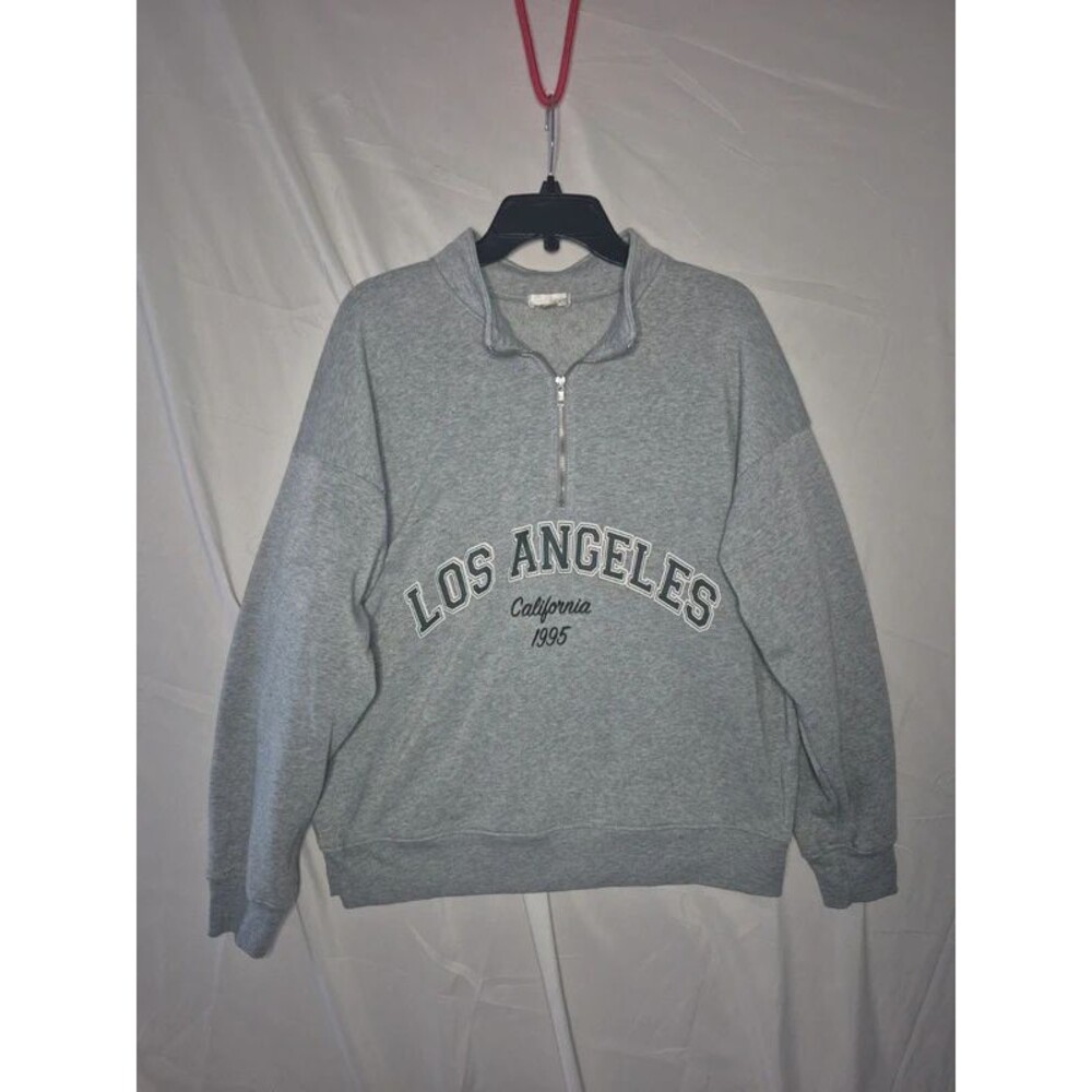 Orange Kiss "Los Angeles California 1995" Gray Quarter-Zip Sweatshirt